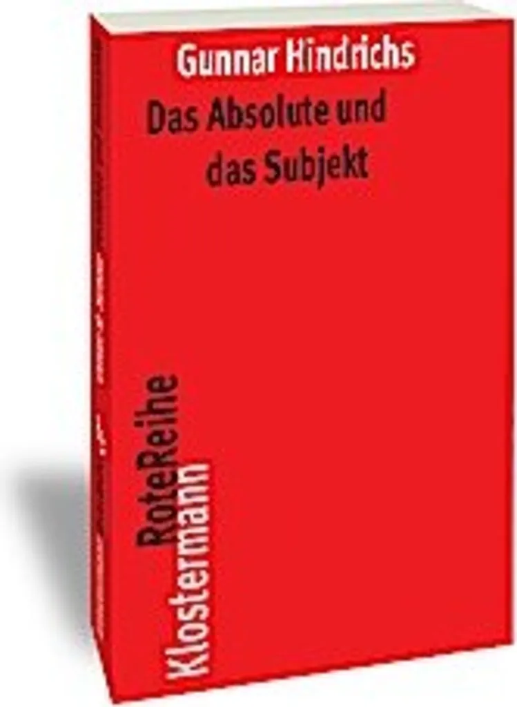Livre de Philosophie Das Absolute und das Subjekt - Édition Académique