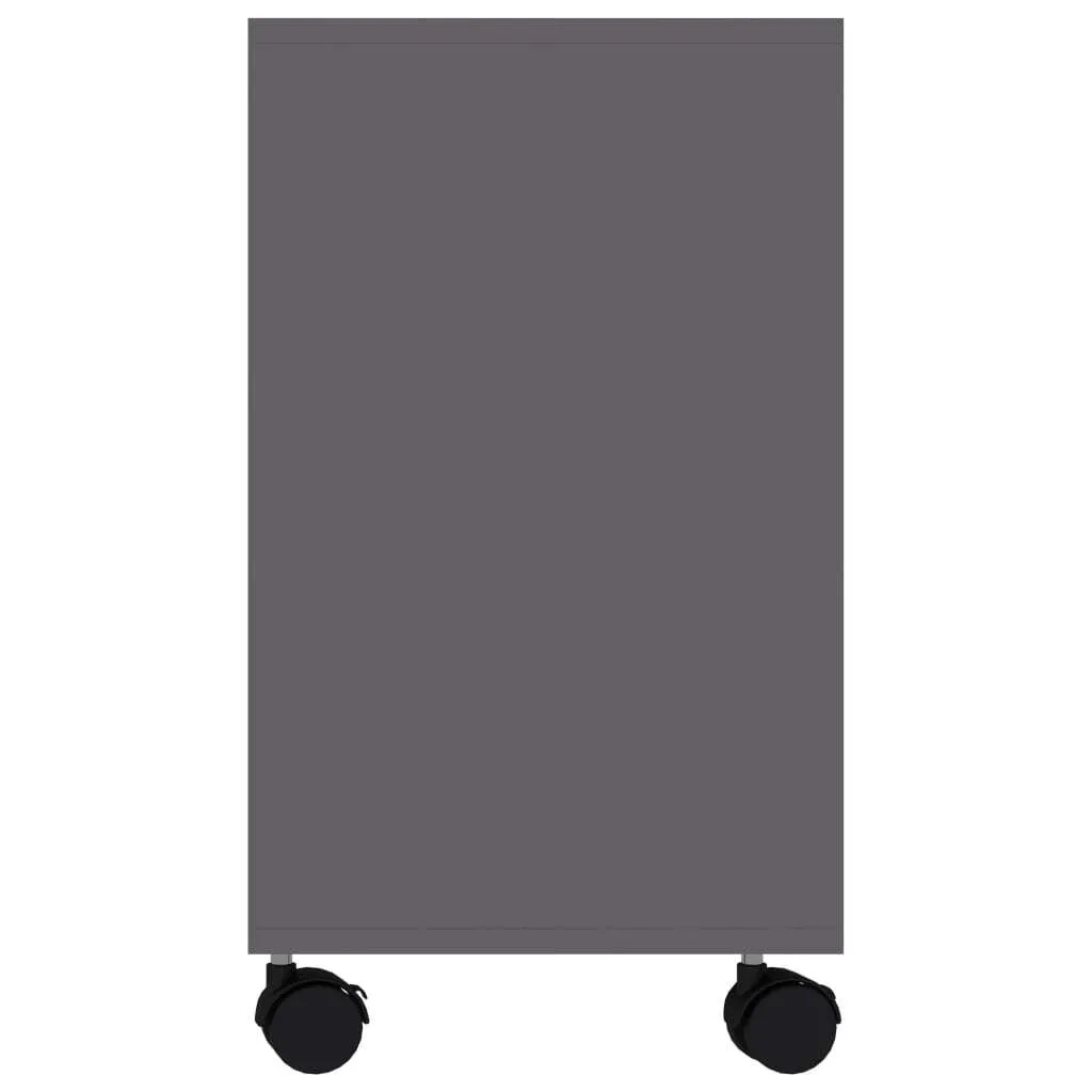 Bout de canapé gris 70 cm de haut, table d'appoint rectangulaire chic - 5