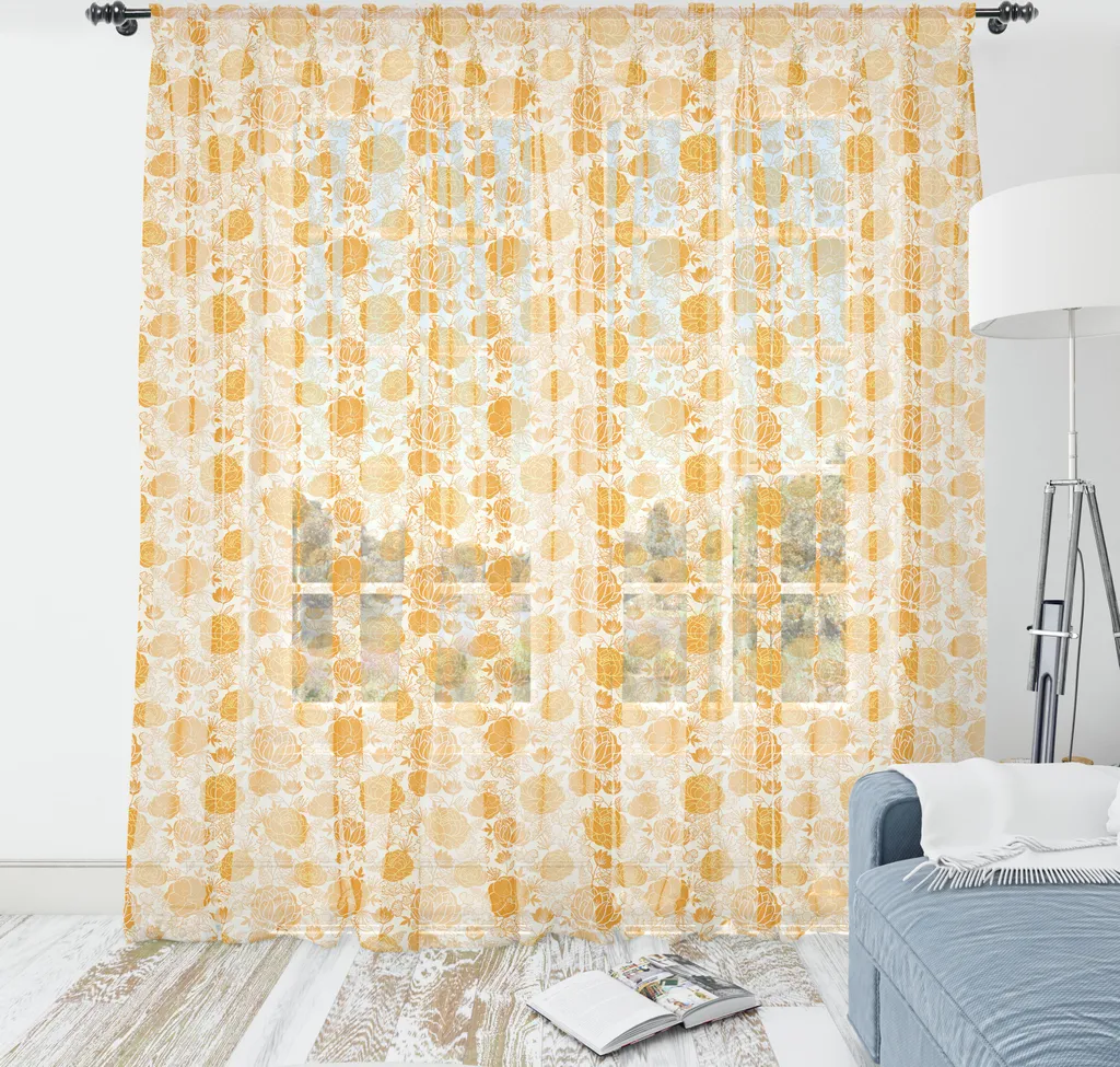 Telo Arredo Abakuhaus Fiori di Calendula - Arazzo Soggiorno 220x274