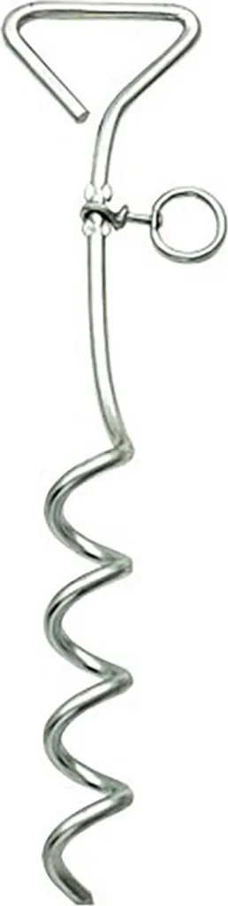 Paletto a Spirale KERBL 40cm - Picchetto Guinzaglio Cane Camping