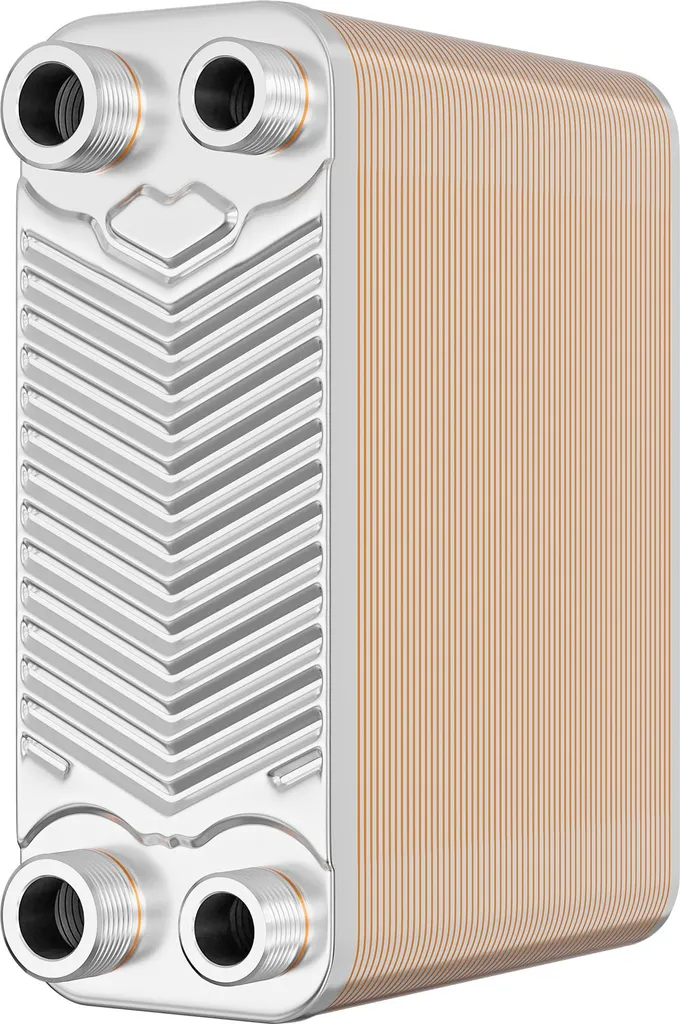 Échangeur thermique pour eau solaire et chauffage 60 plaques inox