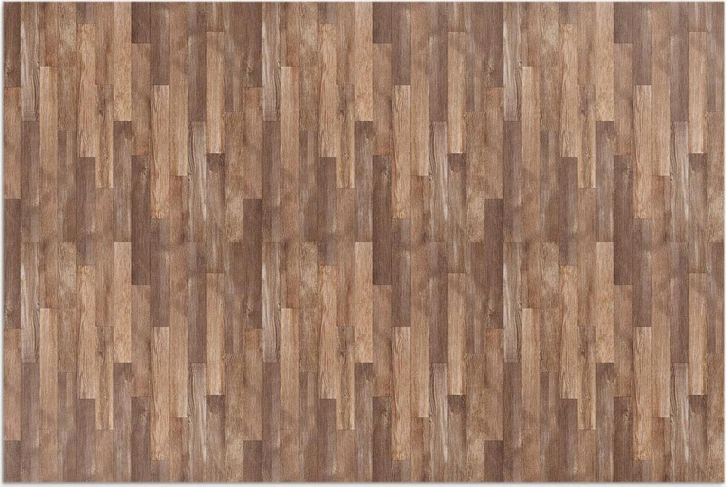 Stilvoller Holzparkettboden – Vinylteppich – 150x225 cm – Outdoor Teppich – Terrasse – Wetterfest – Modern