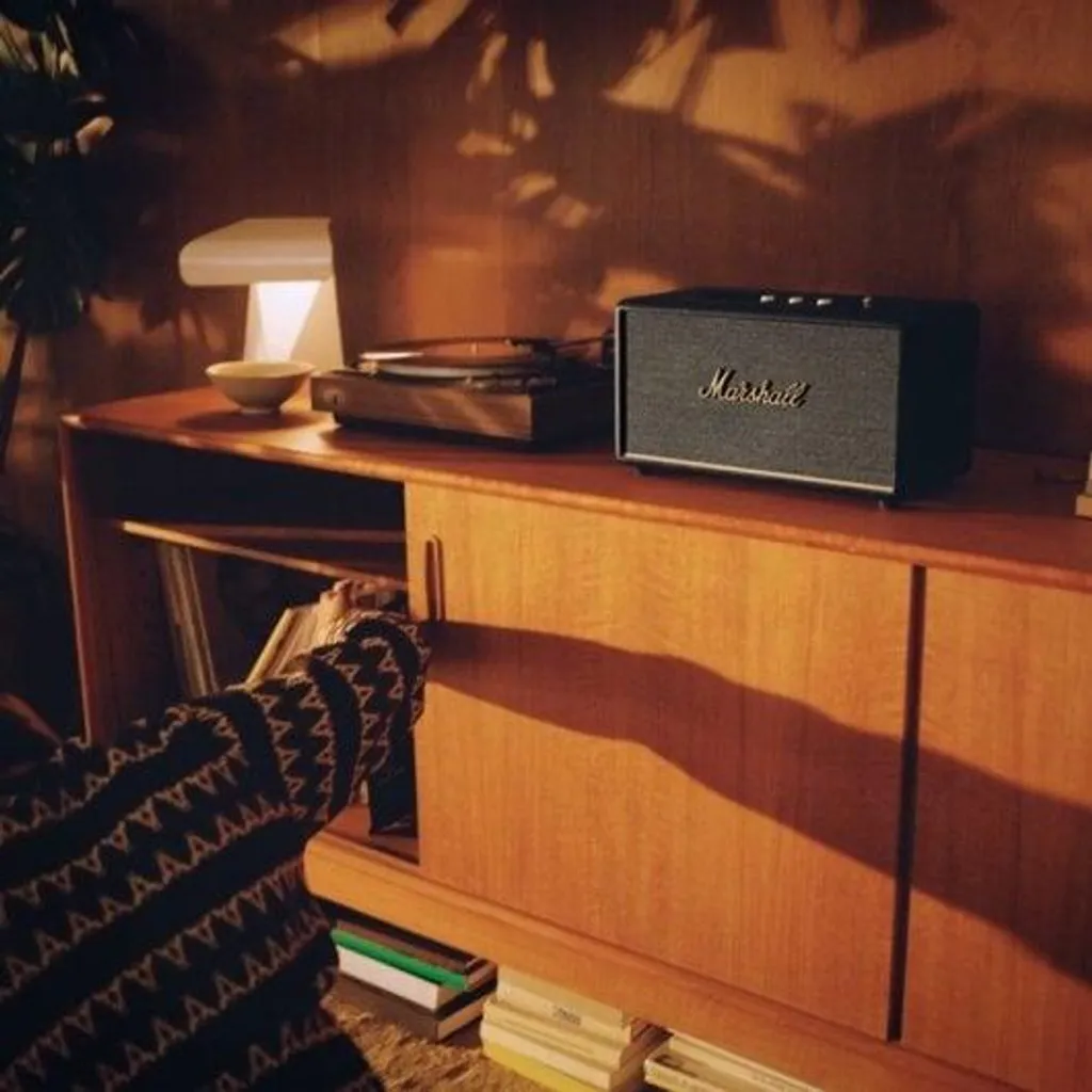 Marshall Stanmore III Noir - Enceinte Bluetooth Stable au Son Clair 80W - 20