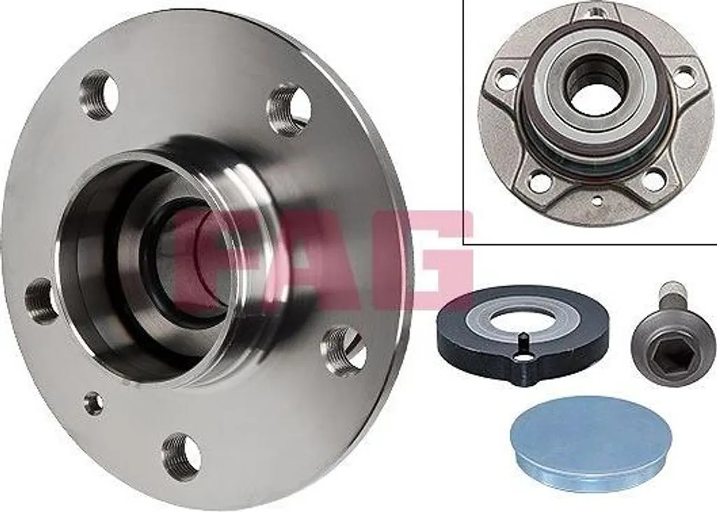 Jeu de roulements de roue arrière 8K0501611 compatible Audi A4 et A5