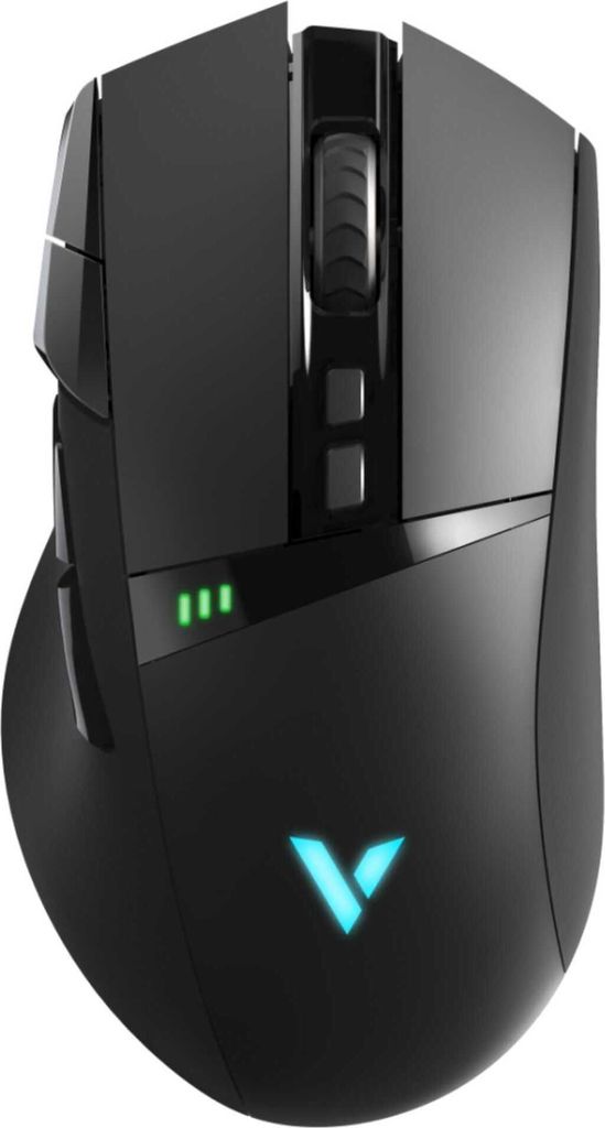 Rapoo VT350, rechts, RF Wireless + USB Type-A, 5000 DPI, Produktbild 