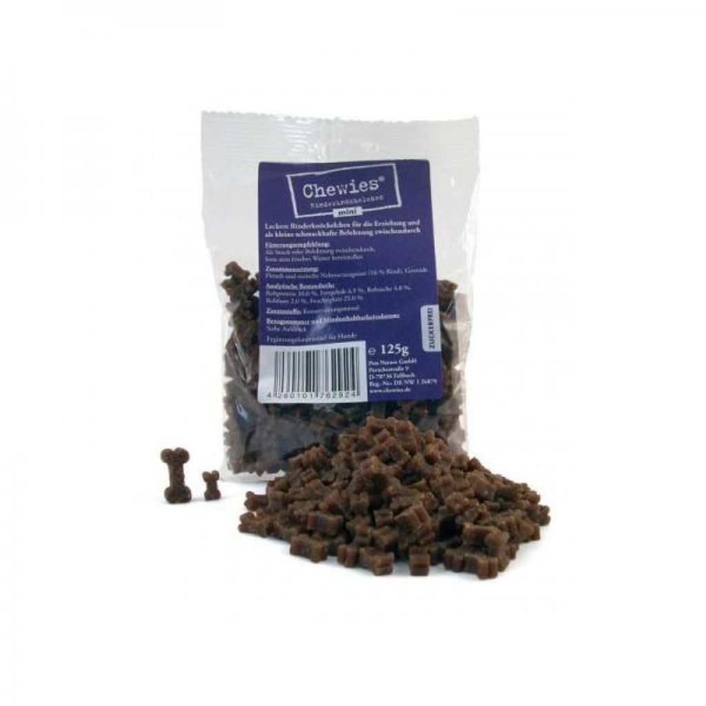 Chewies Training MINI Rinderknöchelchen, Snacks, Hund, Produktbild 