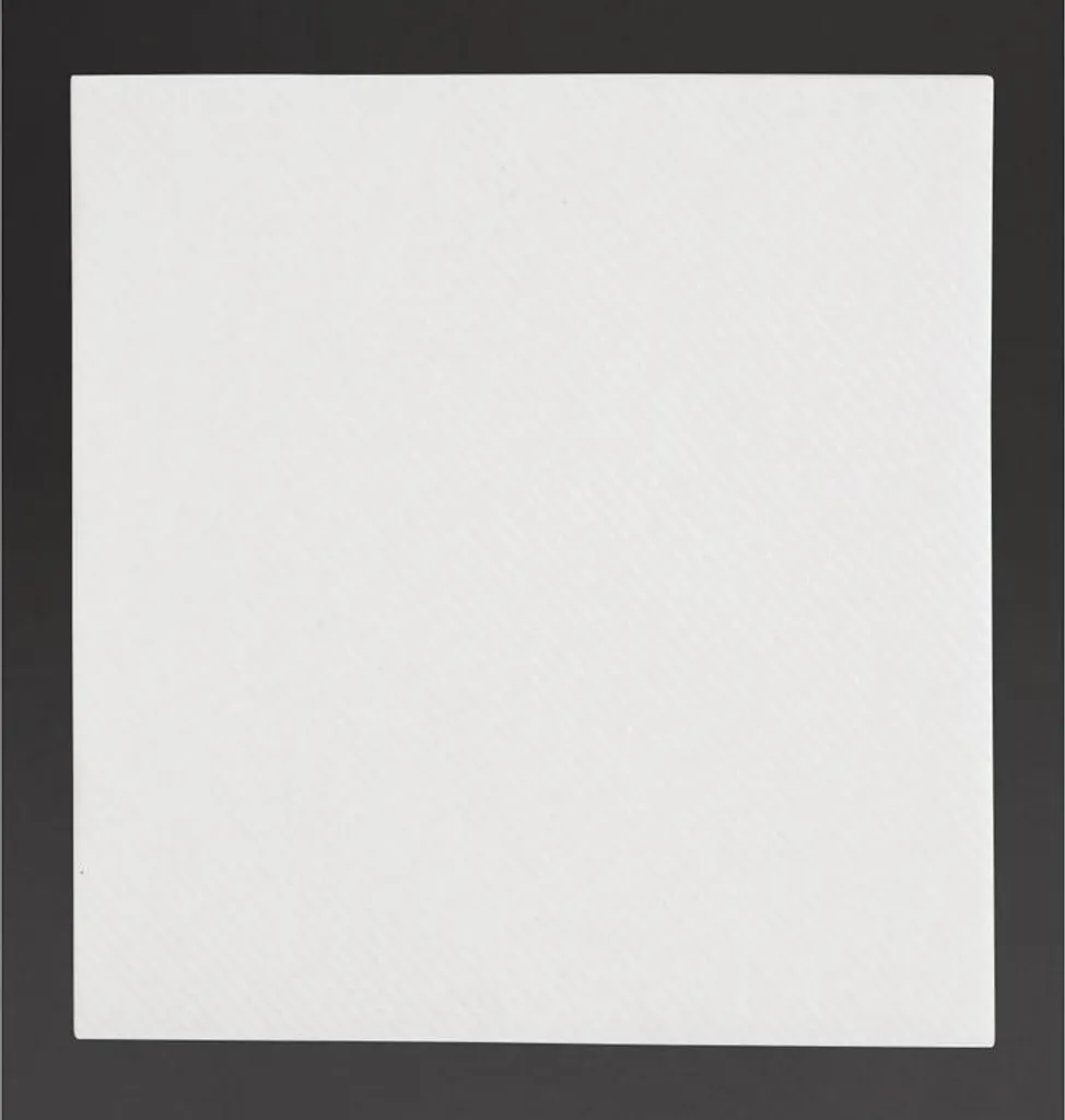 Serviettes de cocktail pour réception 24x24cm Tablin blanches - 2400 unités