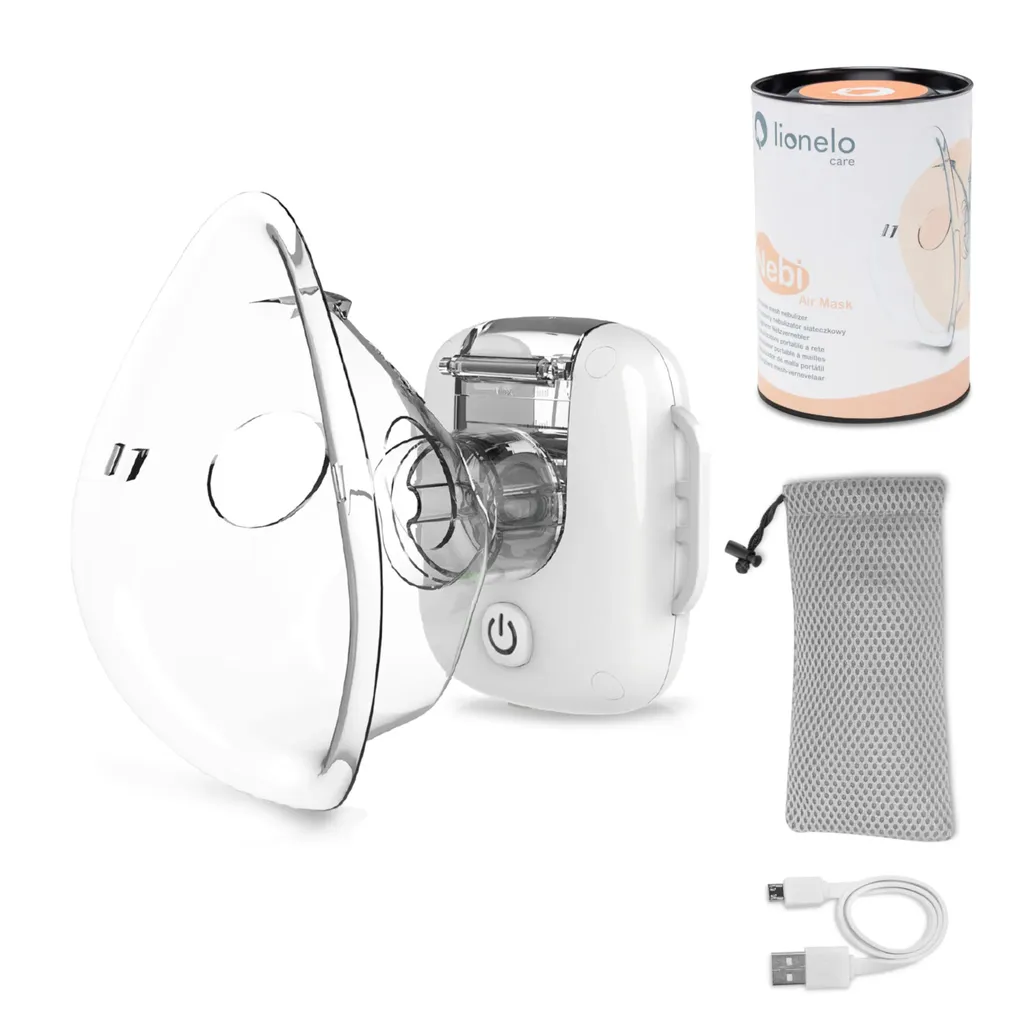 Mini Nébuliseur USB Lionelo Nebi Air Mask Silencieux et Ultra Compact