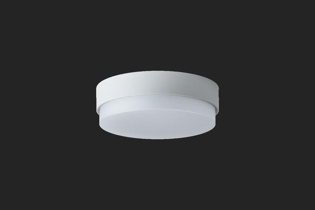 OSMONT TRI57729 TRITON 2 Industrieleuchte für Decke/Wand, silber/weiß, Schutzart IP65, 4000 K, 20 W LED, HF-Notlicht, kombiniert, 3 Stunden Leuch...