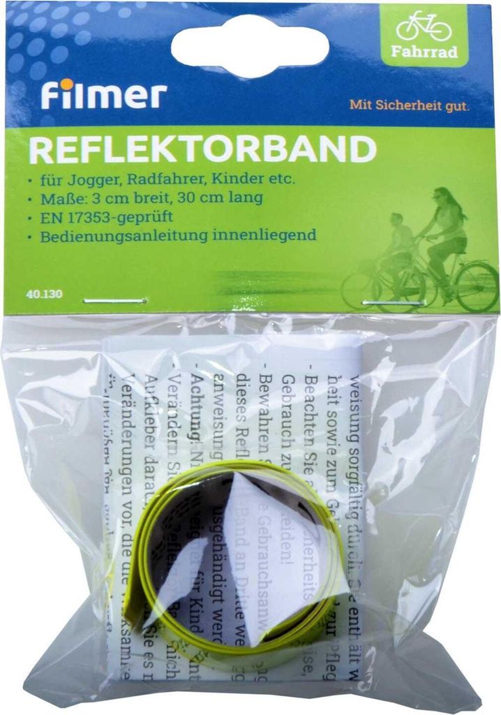Filmer 40130 Reflektorband Snap 3 x 30 cm Produktbild 