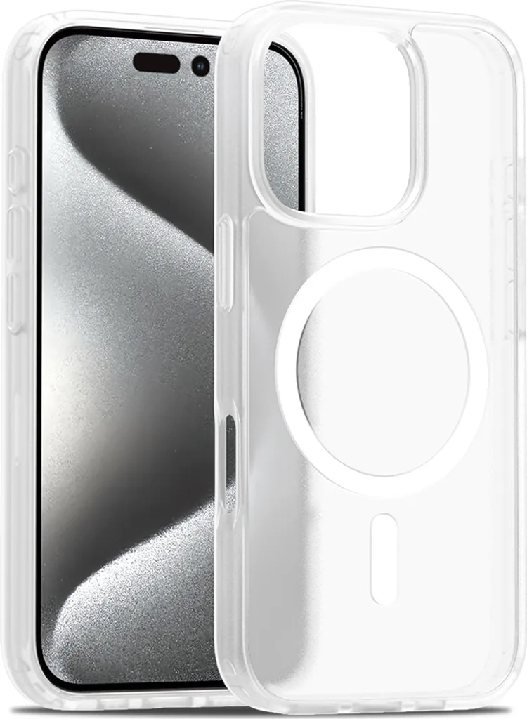 Custodia iPhone 16 Pro MagSafe Trasparente Opaca: Protezione Anti-Urti