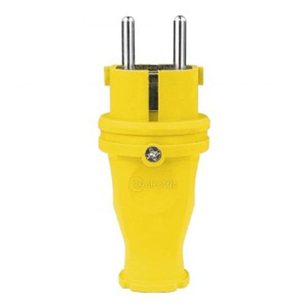 Gummistecker 16A 230V Stecker gelb 5115 Produktbild 