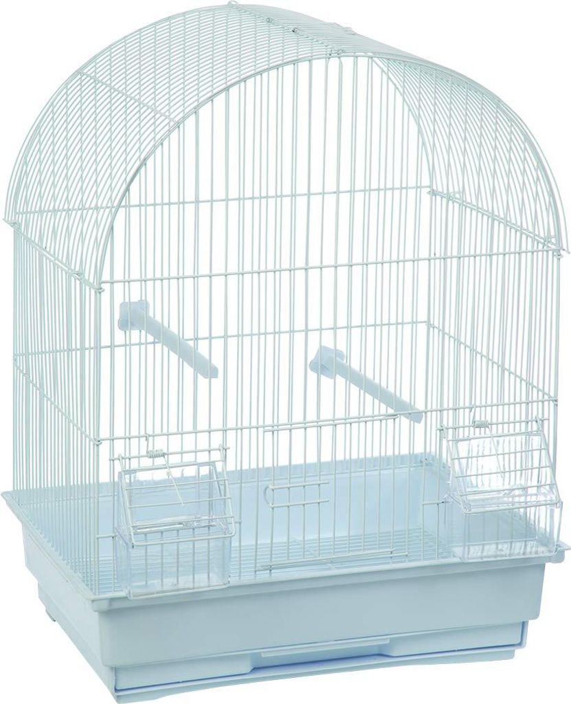 Flamingo Vogelkäfig – Voliere Vögel – Käfig Alor 2 Weiß – Produktbild 
