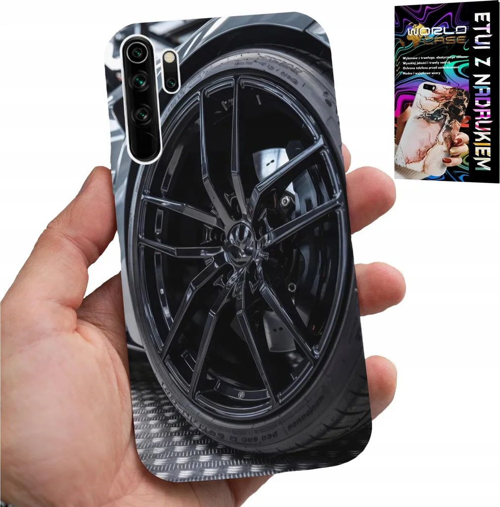 Cover Xiaomi Note 8 Racing Wheel - Protezione Shock Alluminio Auto