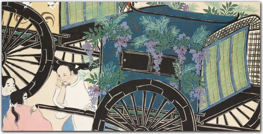 Coloray Bild aus Leinwand 100x50 Leinwand Dekoration - traditioneller Korb