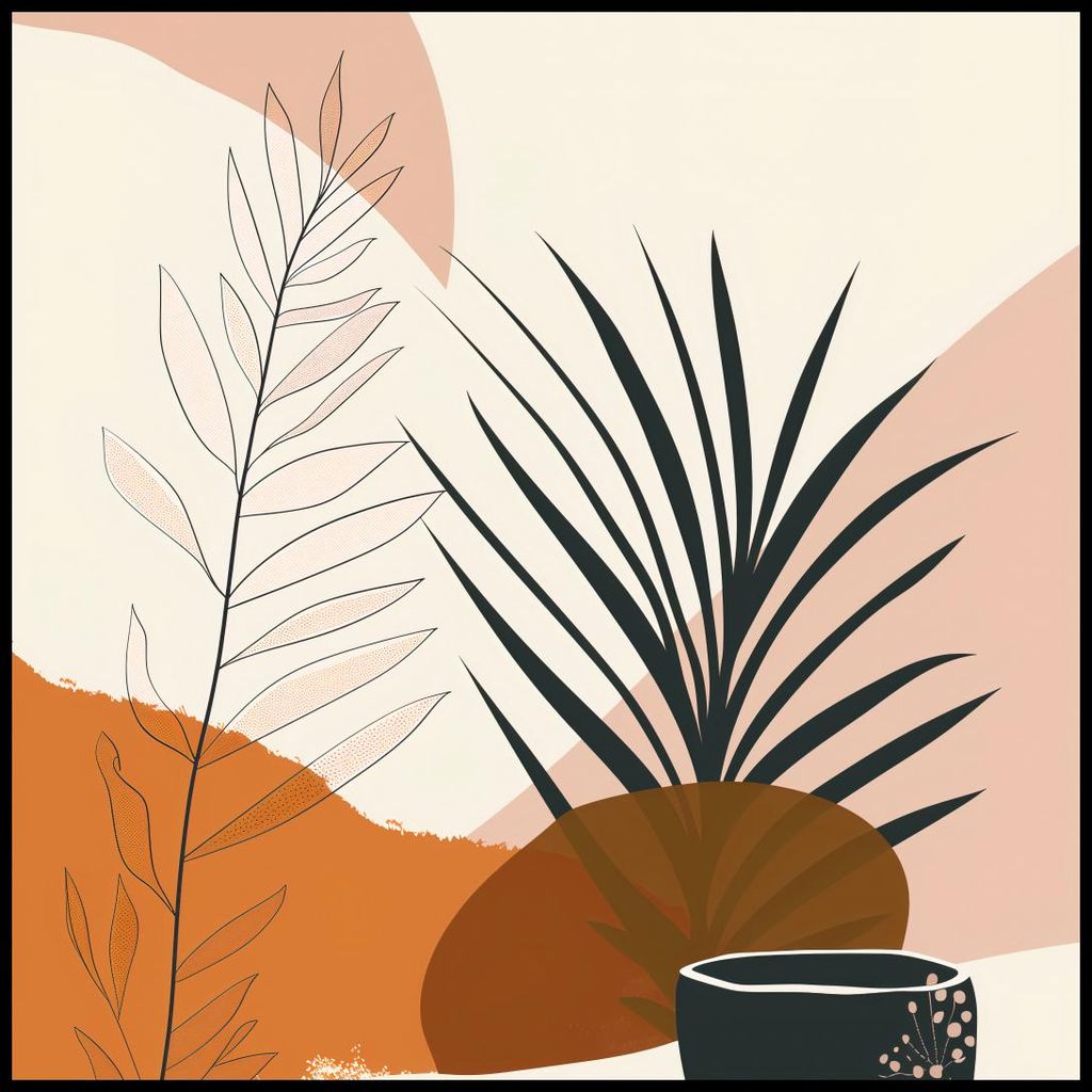 Plakat 90x90cm Zen-Harmonie