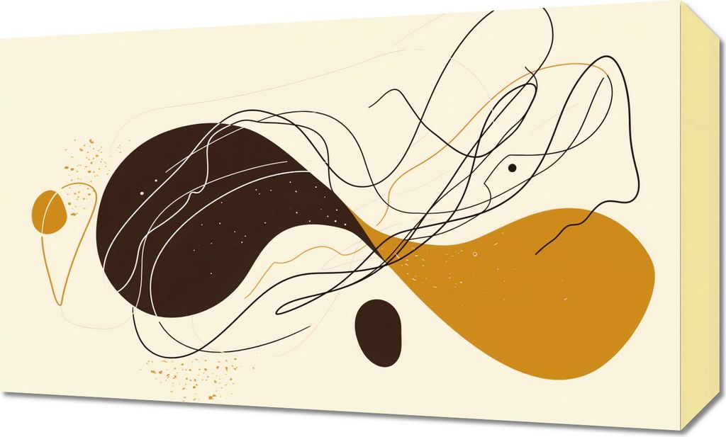 Bild 50x30cm Symphonie von Linien und Formen