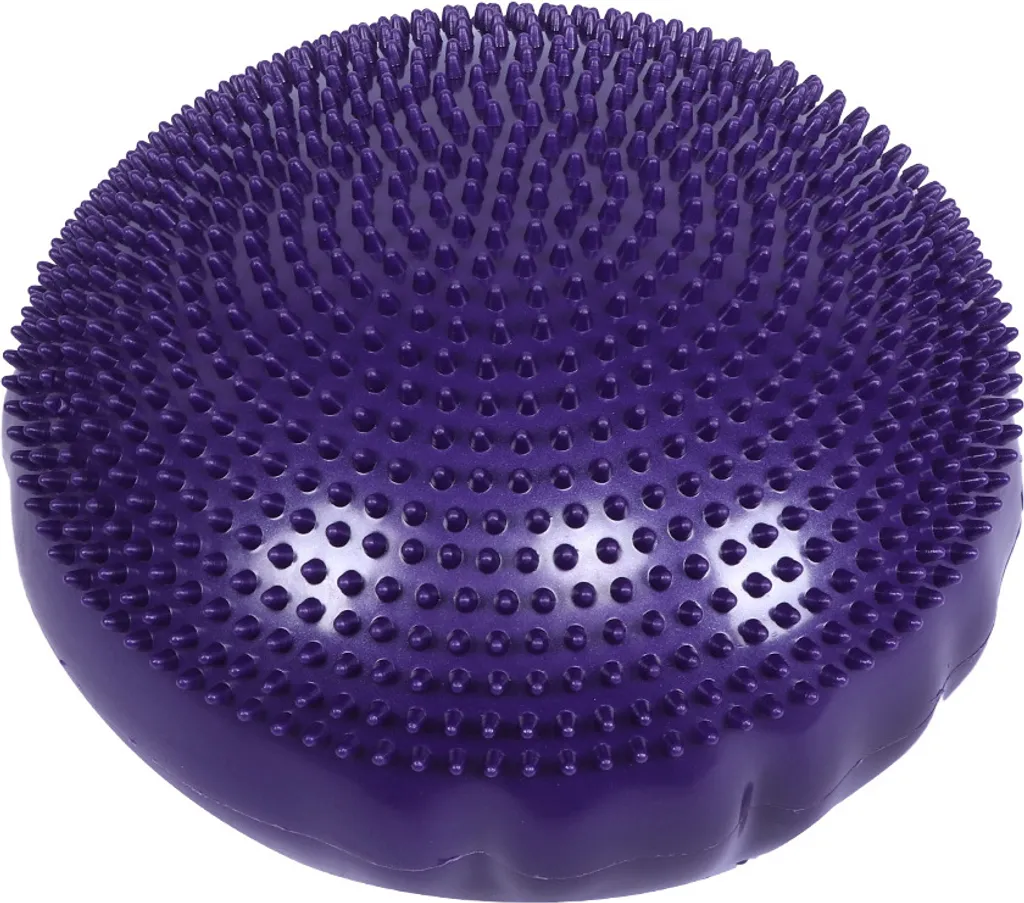 Disque de proprioception souple violet pour fitness et massage du dos