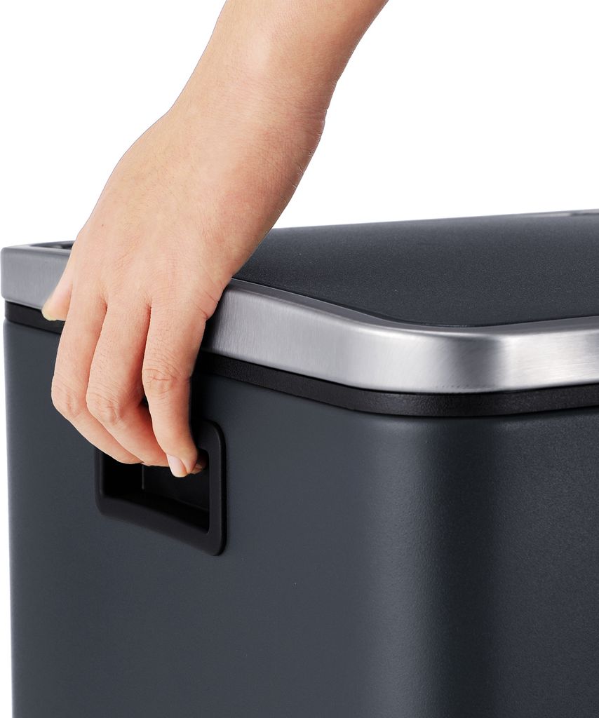 SONGMICS Mülleimer 60L mit Müllbeutel mit 2 Fächern 2 x 30 Produktbild 8