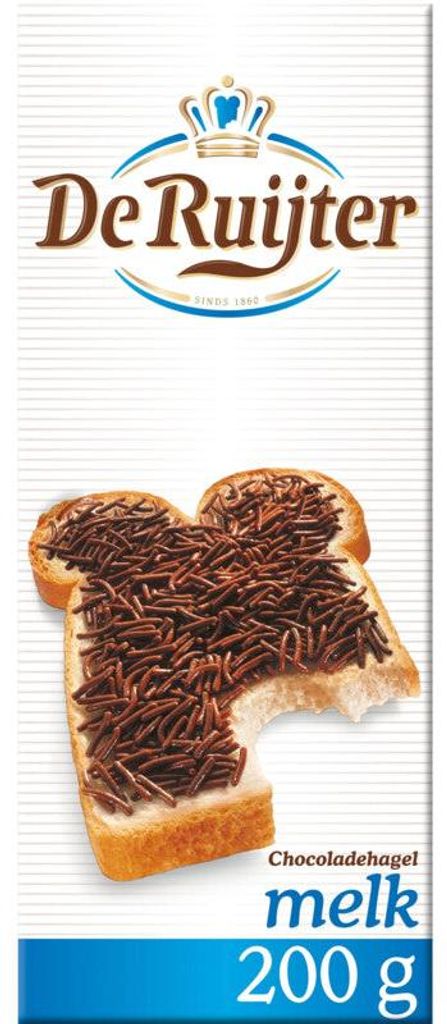 De Ruijter Chocoladehagel Milch 200g – Schokoladenstreusel Produktbild 