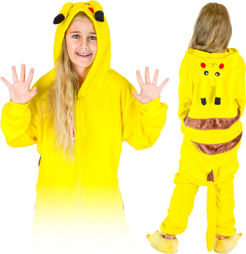Onesie children pikachu - 134-140 piżama jednoczęściowa Zdjęcie produktu 