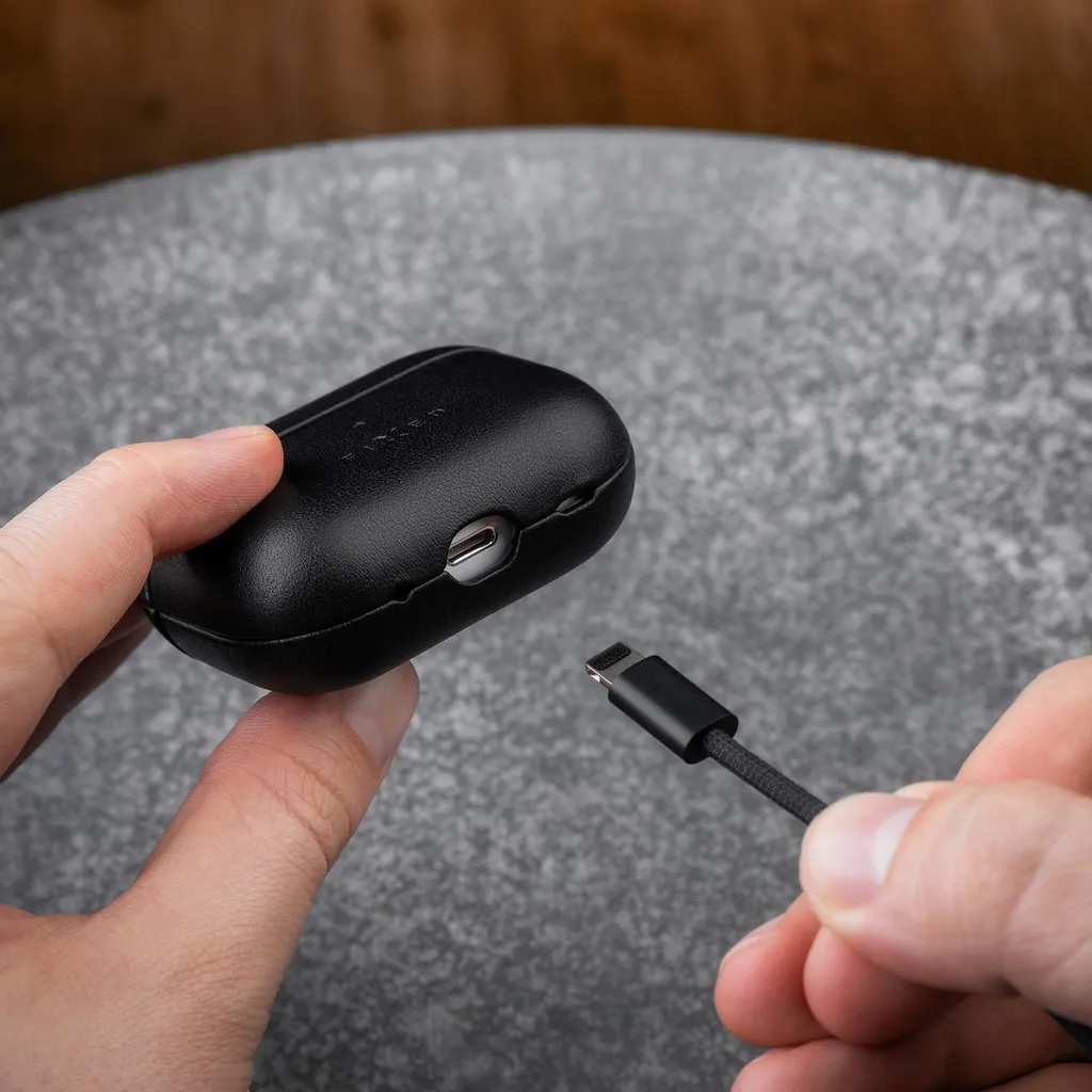 Recensione Custodia FIXED Pelle AirPods Pro 2 | MagSafe | USB-C - 9