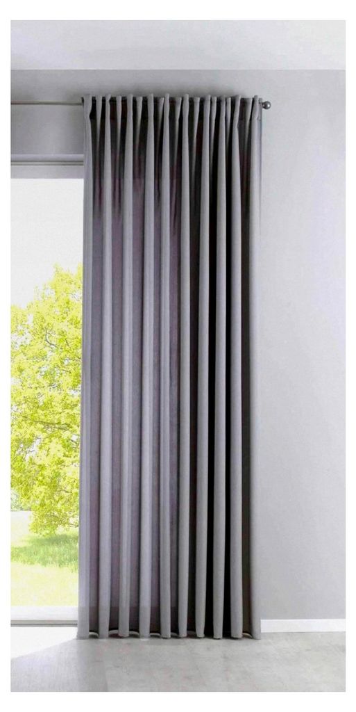 Blickdichter Vorhang »Palermo« HxB 250x300 cm Grau