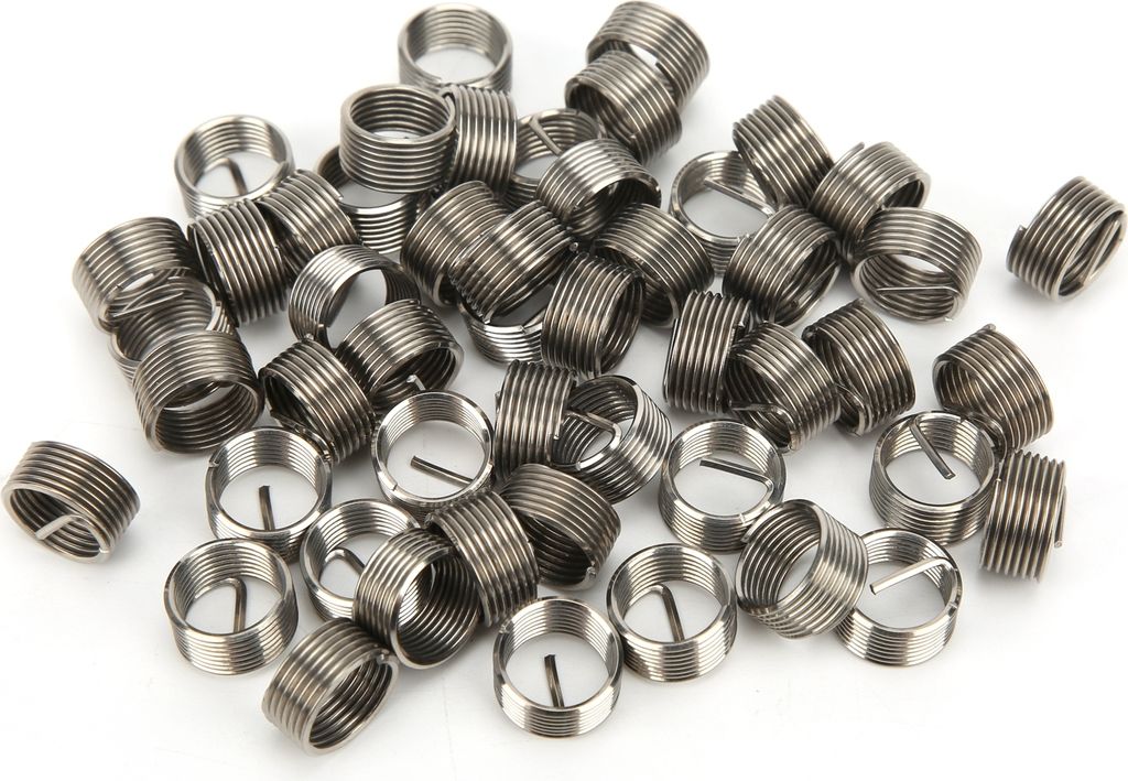 50Stück Drahtgewindeeinsatz Edelstahl Gewinde Reparatur Schutzsockel Kit M10x1x1D