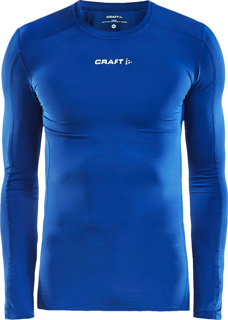 Craft Herren Damen Kompressionsshirt LS Funktionsshirt Pro Control Compression , Farbe:Blau, Artikel:-346000 cobalt, Größe:S