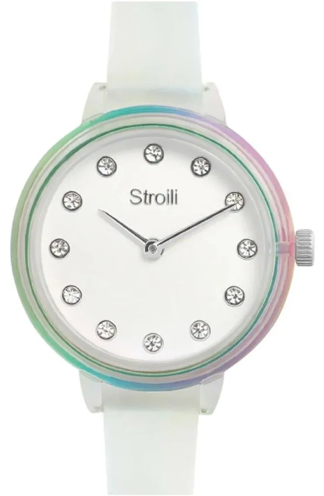Montre Femme Stroili 168929 - Bracelet en Maille Milanaise Argentée Chic