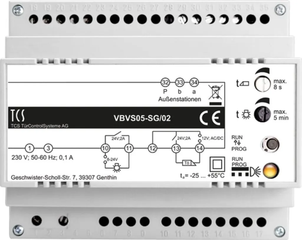 Réparez votre système de bus avec l'unité VBVS05-SG/02 6TE certifiée
