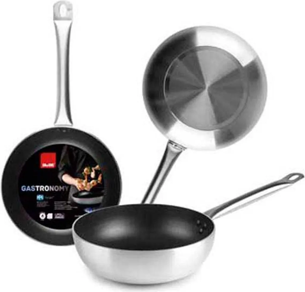 Ibili Padella Honda Gastronomia 32cm - Alluminio Argento Antiaderente
