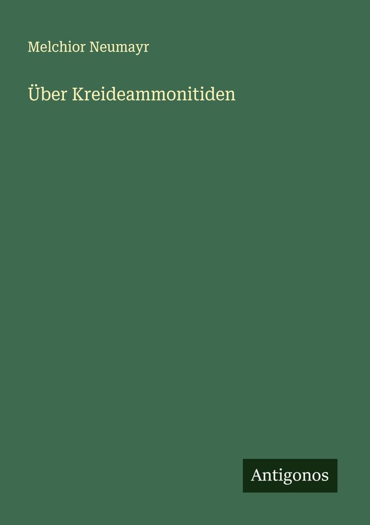 Über Kreideammonitiden