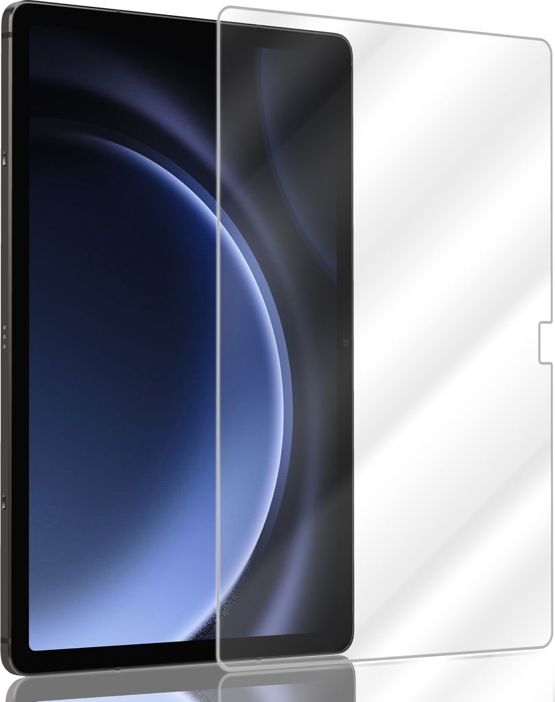 1-Pack Samsung Tab S9 FE Displayschutzfolie – gehärtetes Produktbild 