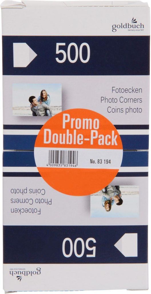 Goldbuch Fotoecken 2x500 Doppelpack Fotokleber