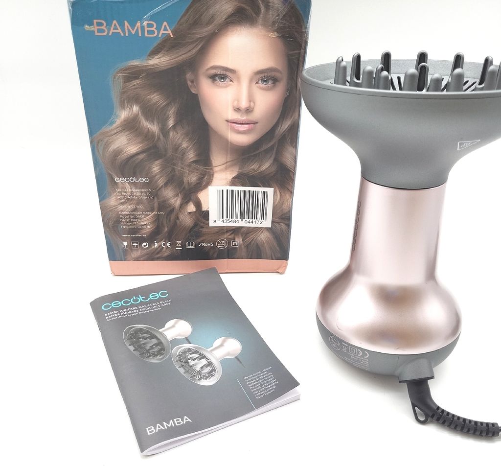 Cecotec Ionicare MagiCurls Grey, Grau, Roségold, Produktbild 