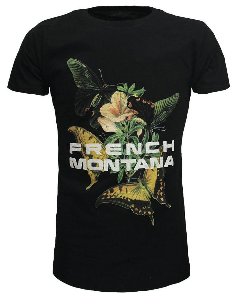 French Montana Butterfly T-Shirt - Official Merchandise - L