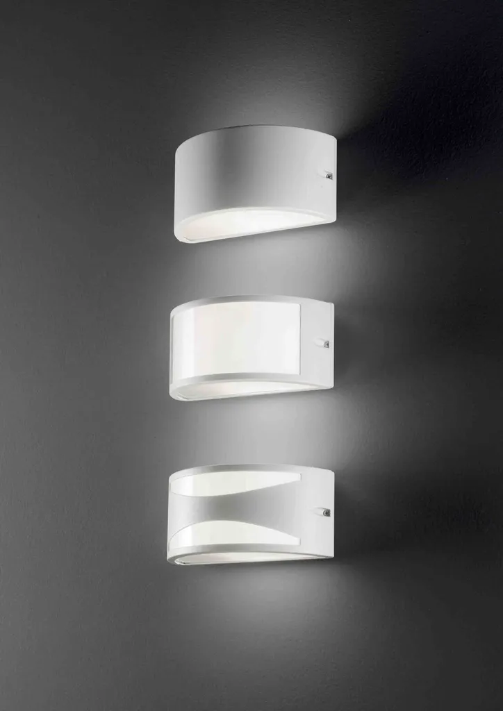 Applique Extérieure en Alu Anthracite Ø250mm Résistante aux Intempéries