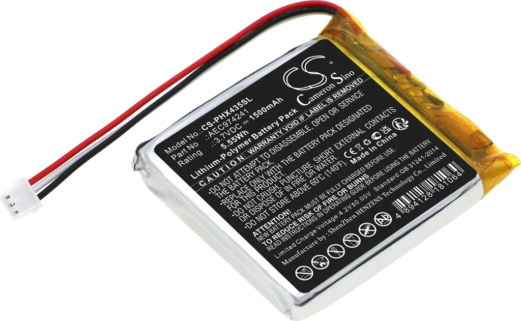 Batteria Ricambio Philips PPX4350 AEC974241 | TECHTEK 1500mAh 3.7V