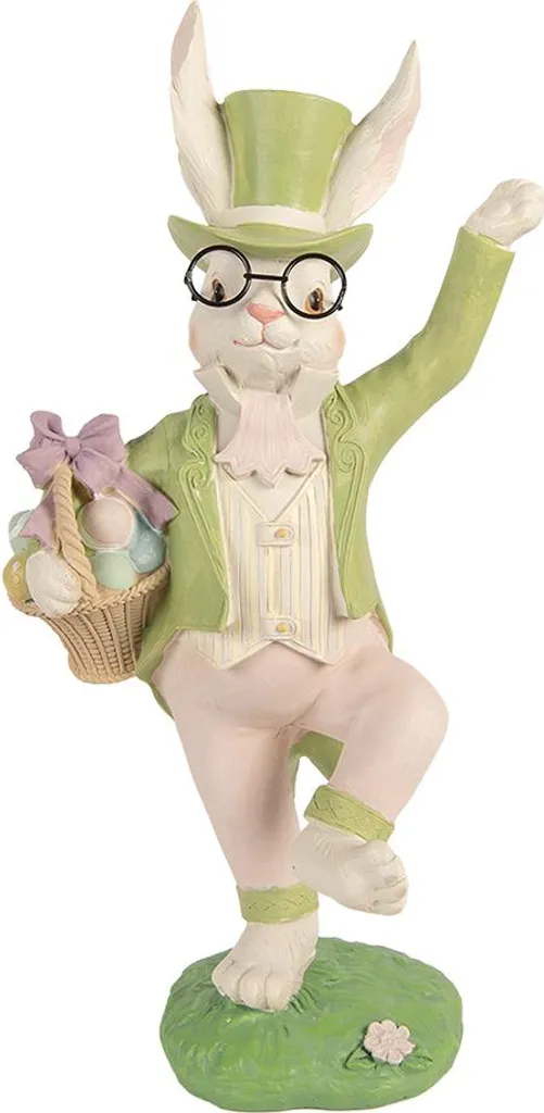 Come arredare con il Coniglio Clayre & Eef 36cm - Statua Bianca Plastica