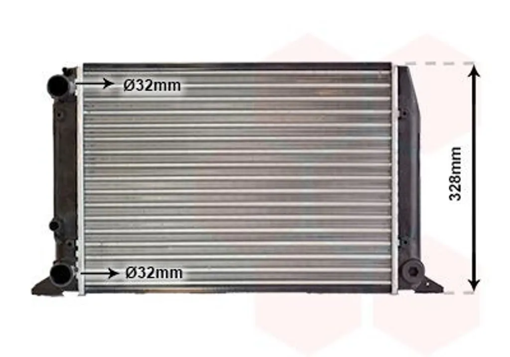 Radiateur AUDI 80 B3 VAN WEZEL 03002028 : Solution refroidissement moteur