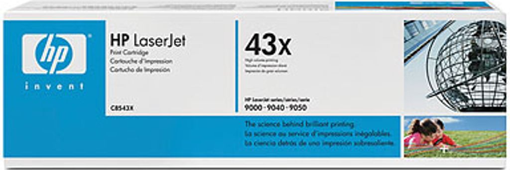 HP 43X, Laser, HP LaserJet 9000, 9040, 9050, LaserJet M9040mfp, M9050mfp, Schwarz, Patrone, 10 - 32,5 °C, 15 - 90%