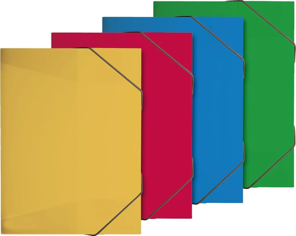 Protège-cahier A4 Lot de 10 Chemises de Rangement Multicolores BRUNNEN