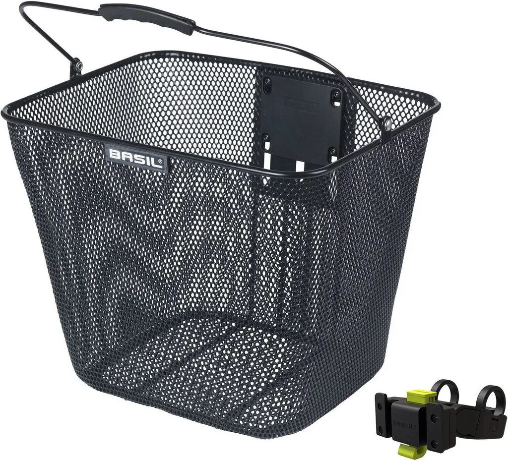 Panier Basil Bilbao : transportez vos sacs à vélo sans effort - Klickfix