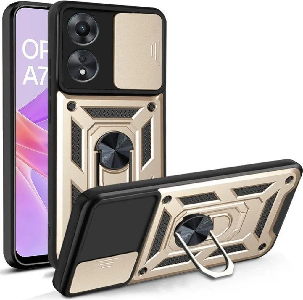 OFFERTA: Custodia Camshield Pro Oppo A78 Oro - Protezione Massima