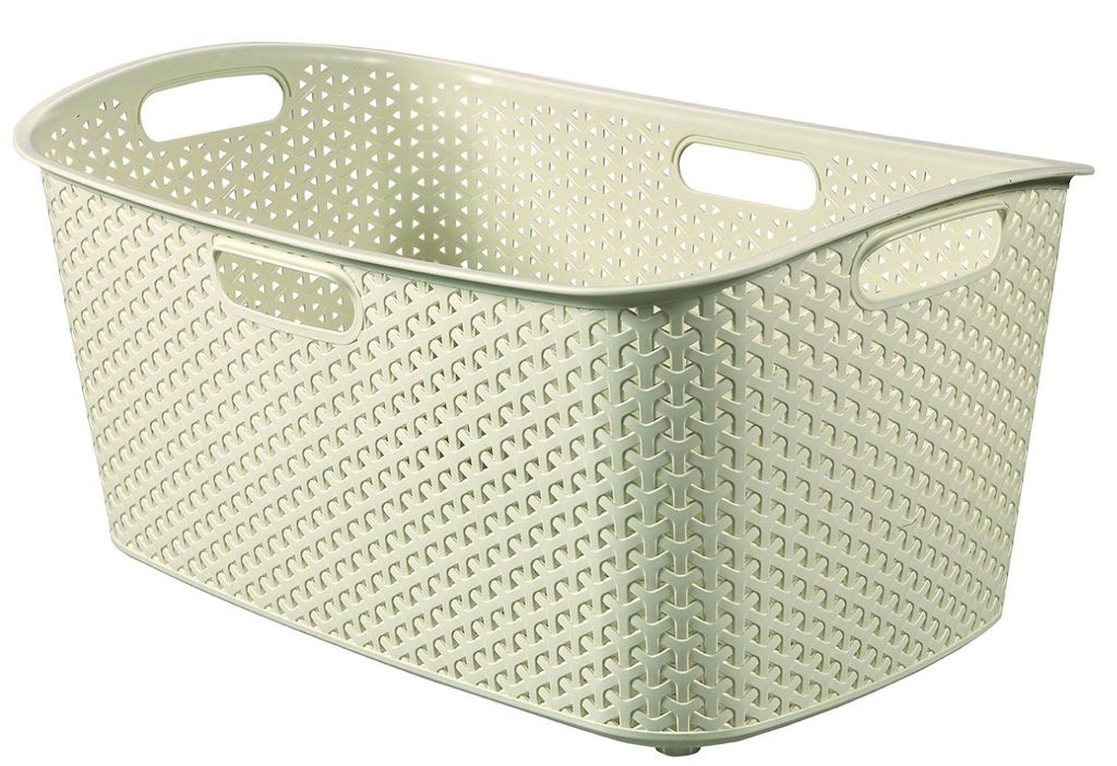 Cesto per la biancheria pulita MY STYLE 47 l beige Immagine del prodotto 