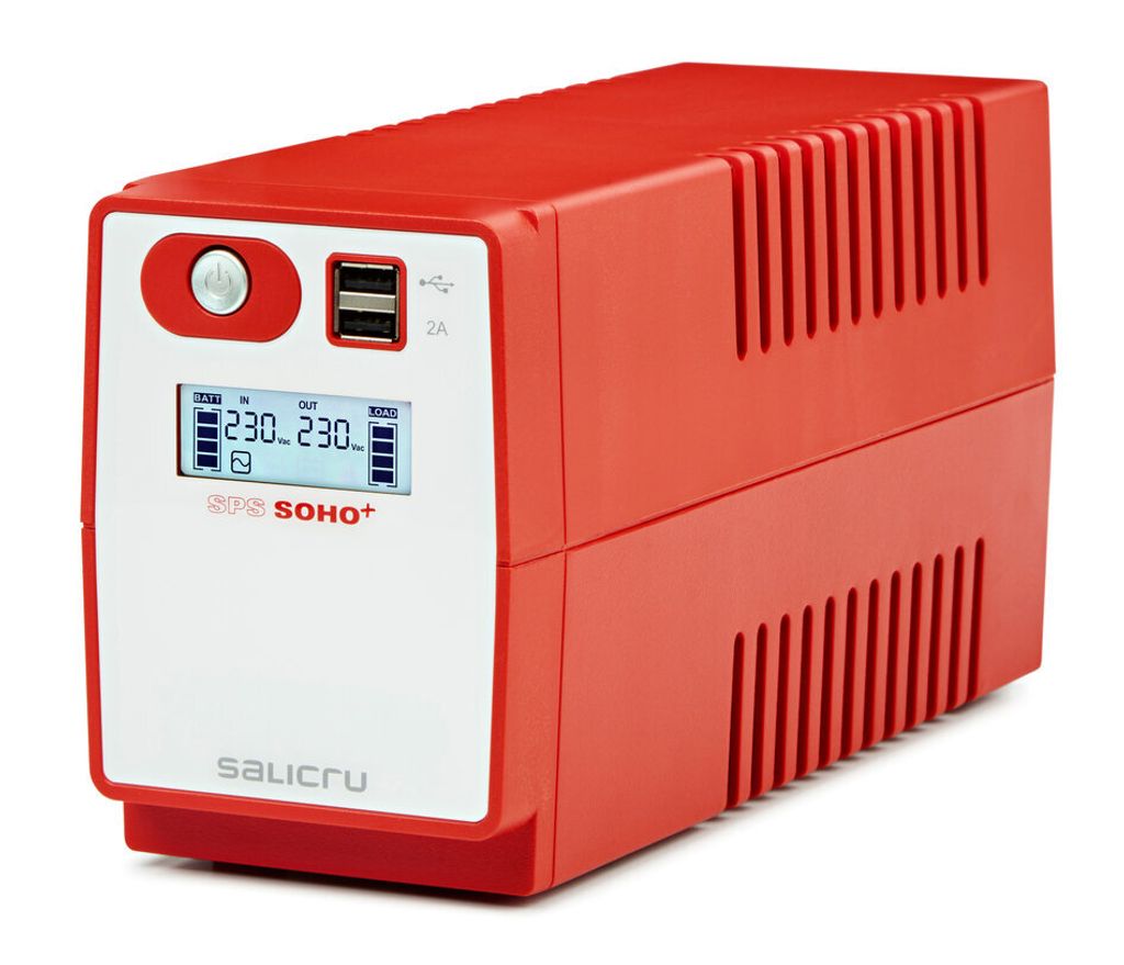 USV SALICRU SPS 500 SOHO+,Line Int,500VA/300W,USB,LCD,Shucko