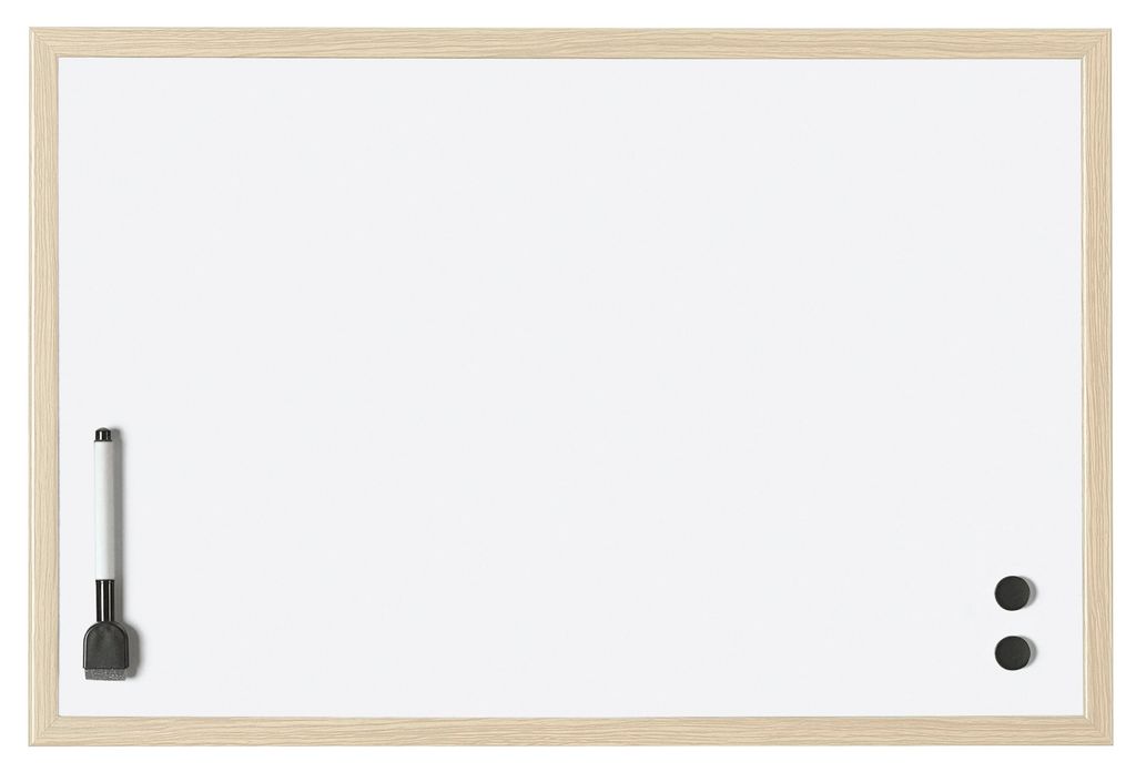 magnetoplan Whiteboard 121927 MDF-Rahmen 790x590mm Produktbild 