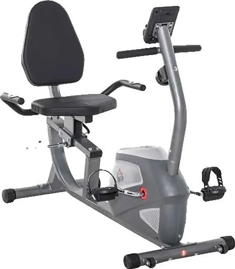 Vélo couché fitness pour cardio à domicile avec résistance fluide et silencieuse