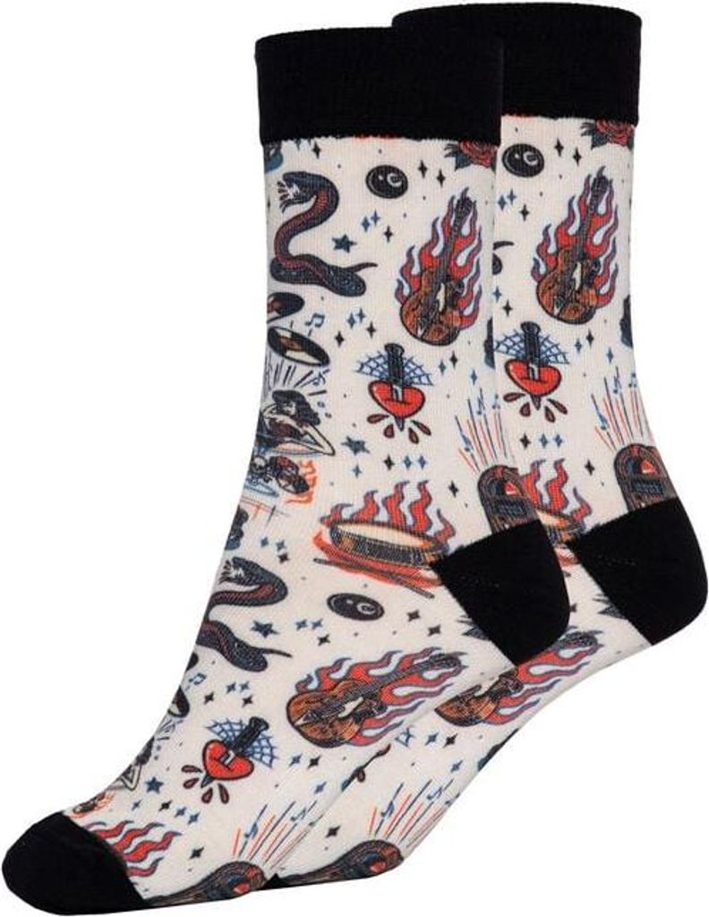 King Kerosin Socken Herren Rock ́n Roll Socks multicolor EU 43-46